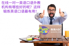 在線一對(duì)一英語口語外教機(jī)構(gòu)有哪些好的呢？這樣鍛煉英語口語最有用