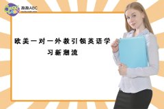 歐美一對(duì)一外教引領(lǐng)英語(yǔ)學(xué)習(xí)新潮流